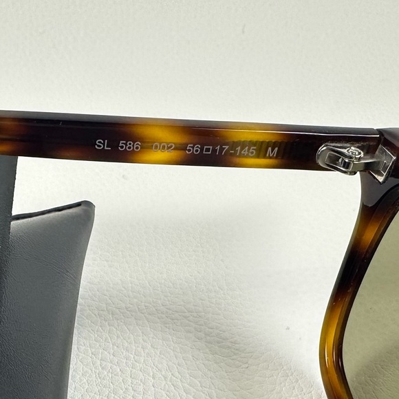 New Saint Laurent Havana Tortoise Shell Sunglasses - Picture 7 of 10